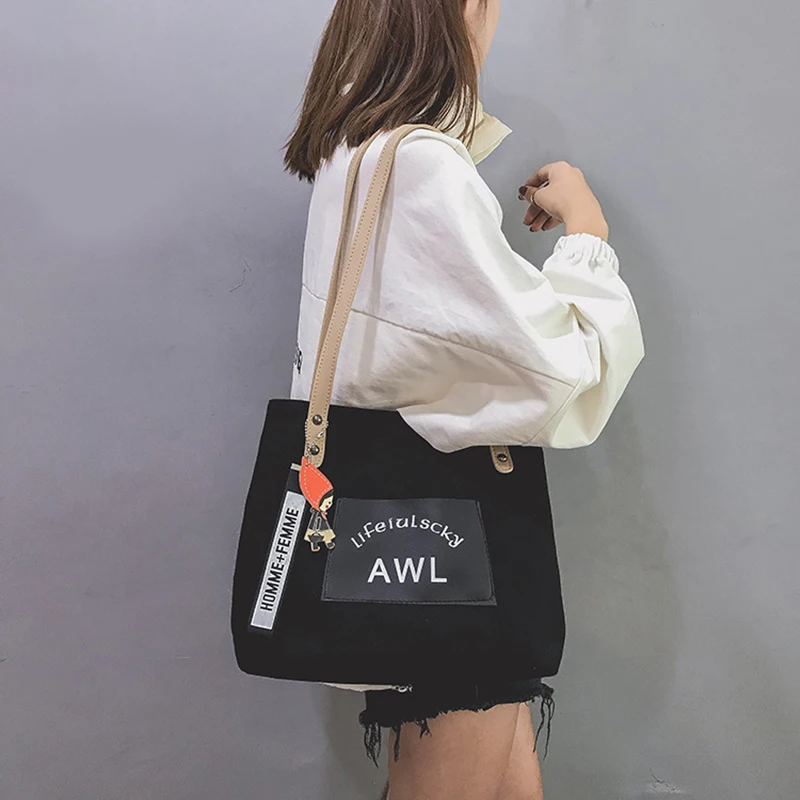 Letter Shoulder Bag Women Large Capacity Canvas Fashion Totes Bag Women Handle Handbag Causal Messenger Crossbody Bag Women
Letter Shoulder Bag Women Large Capacity Canvas Fashion Totes Bag Women Handle Handbag Causal Messenger Crossbody Bag Women