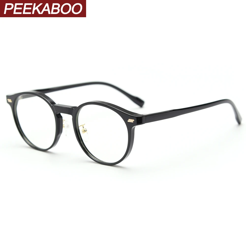 Peekaboo ultralight retro tr90 glasses for men clear lens male korean style optical glasses frame women transparent black female
Peekaboo ultralight retro tr90 glasses for men clear lens male korean style optical glasses frame women transparent black female