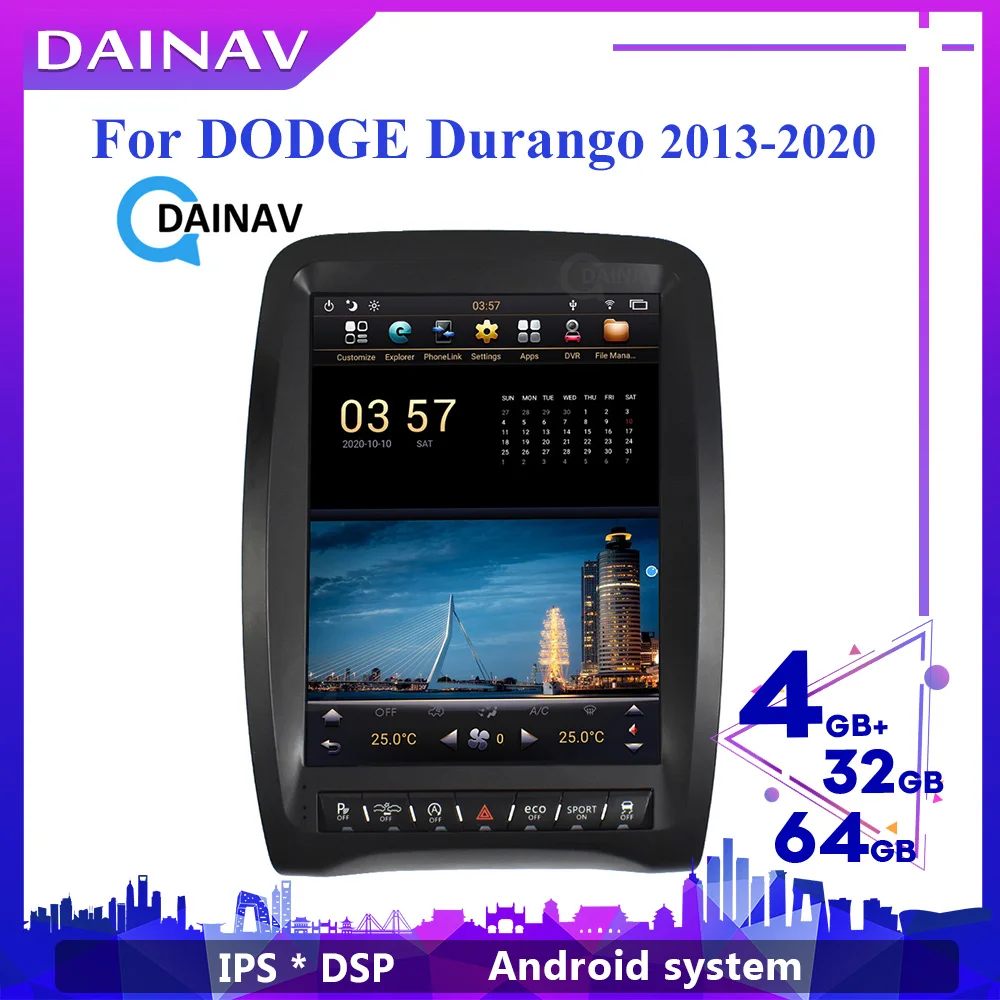 PX6 Tesla style For Dodge Durango 2013-2020 Android multimedia Car Radio For Dodge Durango GPS Navigation Stereo 2 din headunit
PX6 Tesla style For Dodge Durango 2013-2020 Android multimedia Car Radio For Dodge Durango GPS Navigation Stereo 2 din headunit