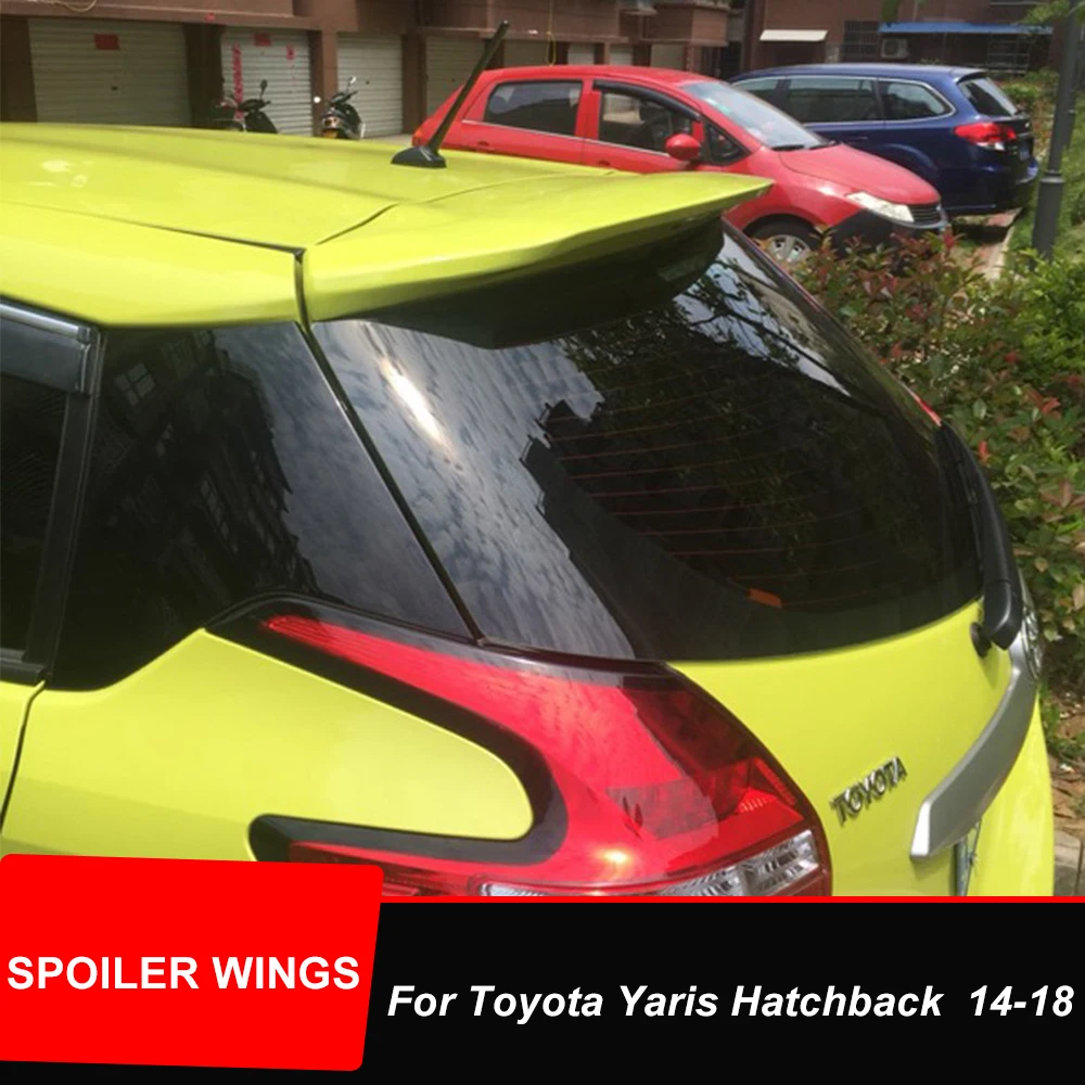 For Toyota Yaris Hatchback 2014 15 16 17 Rear Roof Trunk Lid Car Spoiler Wings Carbon Black Exterior Tuning Accessories Parts
For Toyota Yaris Hatchback 2014 15 16 17 Rear Roof Trunk Lid Car Spoiler Wings Carbon Black Exterior Tuning Accessories Parts