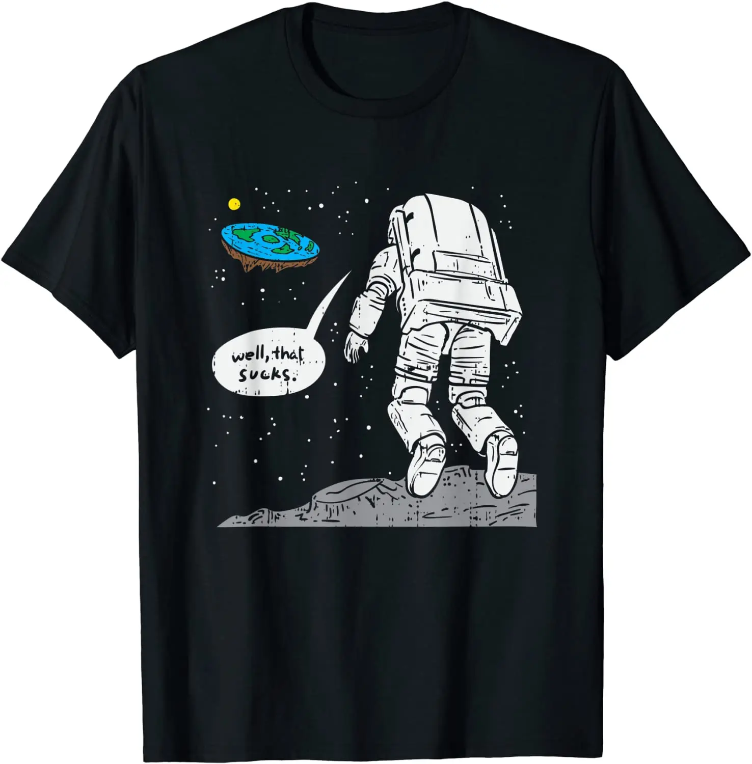 Funny Moon Landing, Flat Earth, That Sucks, Space T-Shirt Cotton Men'S Top T-Shirts Casual Tops &Amp; Tees Latest Customized
Funny Moon Landing, Flat Earth, That Sucks, Space T-Shirt Cotton Men'S Top T-Shirts Casual Tops &Amp; Tees Latest Customized