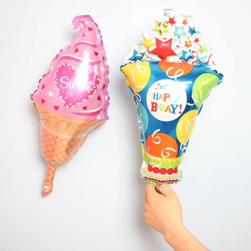Mini sundae double balloon sided ice cream aluminum foil balloon ice cream modeling children's cartoon mini toy balloon
Mini sundae double balloon sided ice cream aluminum foil balloon ice cream modeling children's cartoon mini toy balloon