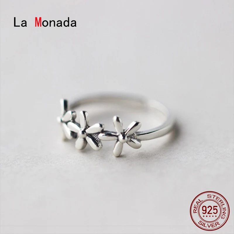 La Monada 48-58mm Resizable 925 Silver Rings For Women Real Silver 925 Woman Ring Fine Jewelry Silver Girls Flower Cute
La Monada 48-58mm Resizable 925 Silver Rings For Women Real Silver 925 Woman Ring Fine Jewelry Silver Girls Flower Cute