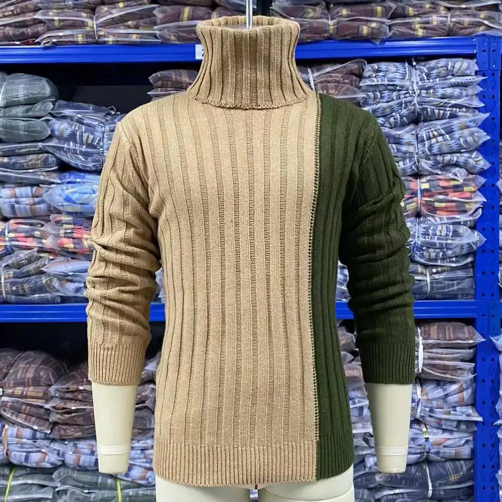 Chic Winter Sweater Comfy Turtleneck Good Craftsmanship Men Sweater Male Clothing
Chic Winter Sweater Comfy Turtleneck Good Craftsmanship Men Sweater Male Clothing