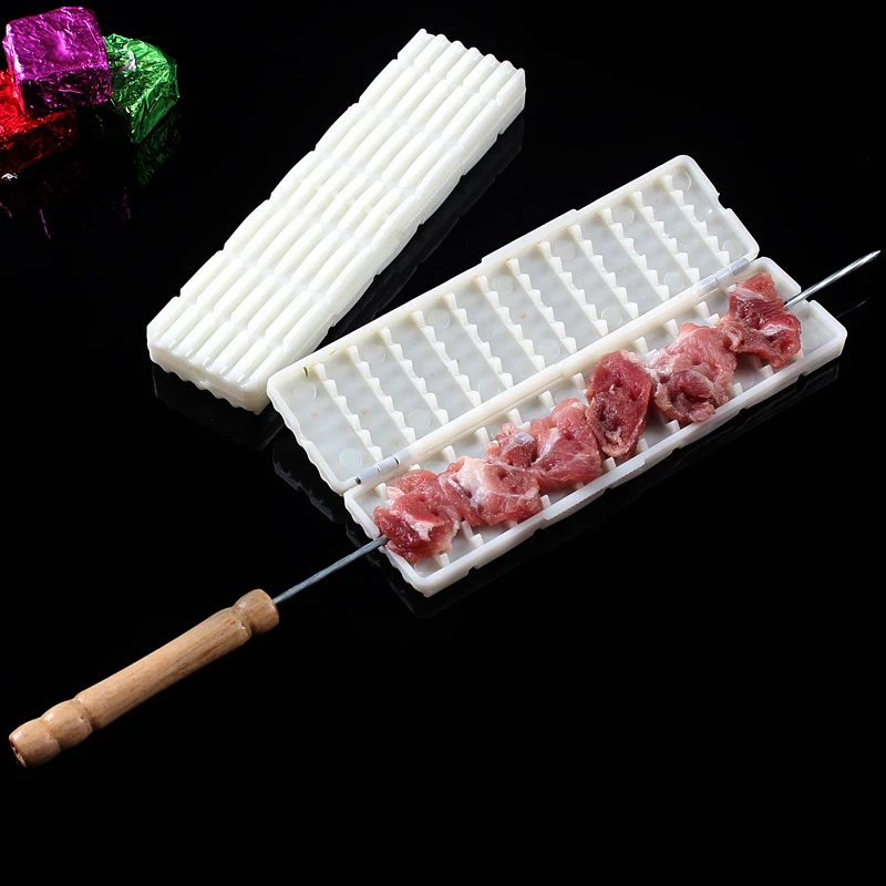 Barbecue Meat Skewer Maker Kabob Maker Box String Device Cooking Accessories Multi-functional Meat Piercer Plastic Shell
Barbecue Meat Skewer Maker Kabob Maker Box String Device Cooking Accessories Multi-functional Meat Piercer Plastic Shell