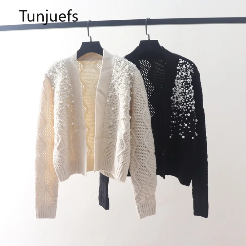 hollow out sweater cardigans women crop top 2023 autumn new long sleeve knitwears pearl beading blouses jerseys korean fashion
hollow out sweater cardigans women crop top 2023 autumn new long sleeve knitwears pearl beading blouses jerseys korean fashion
