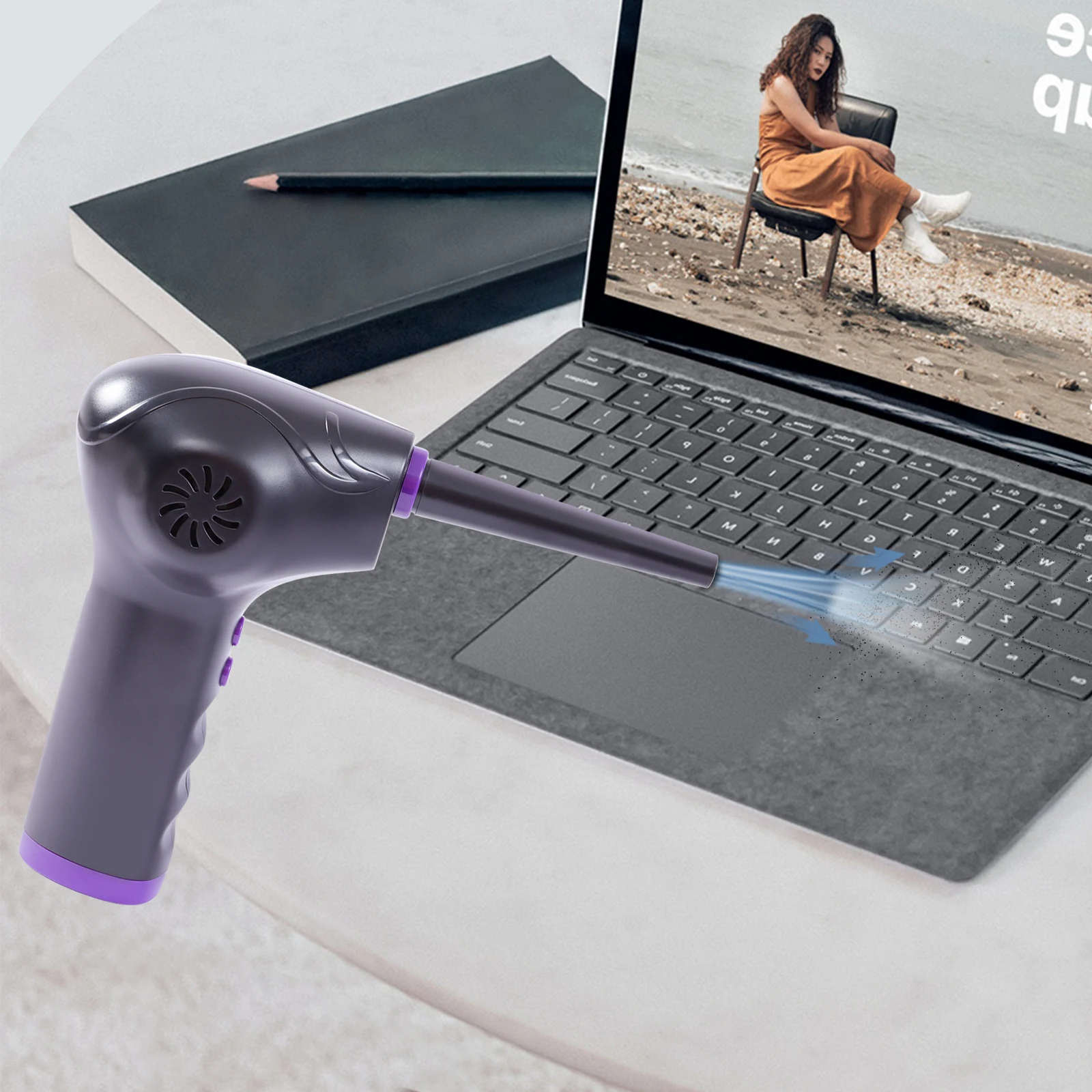 45000RPM Handheld Wireless Air Duster Electric Compressed Dust Spray Cleaner w/Led Light For Car Electronics Cleanig
45000RPM Handheld Wireless Air Duster Electric Compressed Dust Spray Cleaner w/Led Light For Car Electronics Cleanig