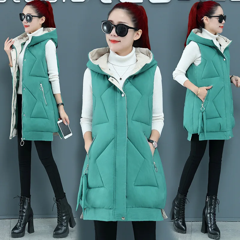Autumn Winter Women Cotton Vest Ladies Casual Waistcoat Female Sleeveless Long Vest Jacket Slim Fit Warm Coat Vests Femme X512
Autumn Winter Women Cotton Vest Ladies Casual Waistcoat Female Sleeveless Long Vest Jacket Slim Fit Warm Coat Vests Femme X512