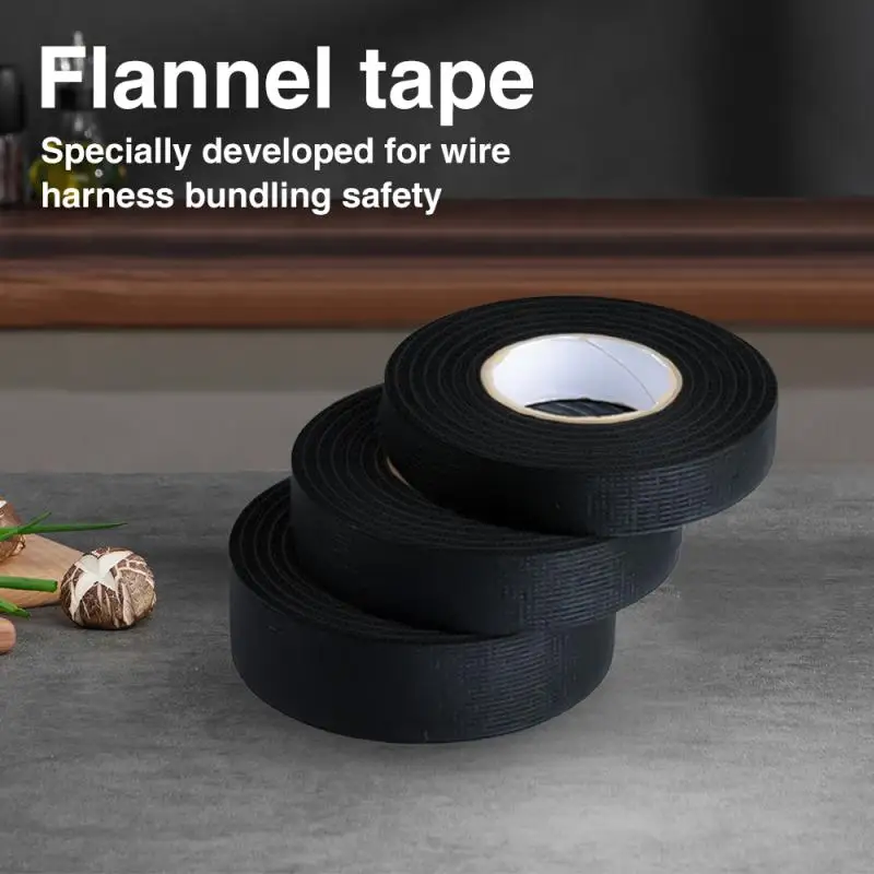 15M Flame Retardant Electrical Heat Tape Heat Resistant Adhesive Cloth Polyester Tapes Cable Protection for Home Accessories
15M Flame Retardant Electrical Heat Tape Heat Resistant Adhesive Cloth Polyester Tapes Cable Protection for Home Accessories