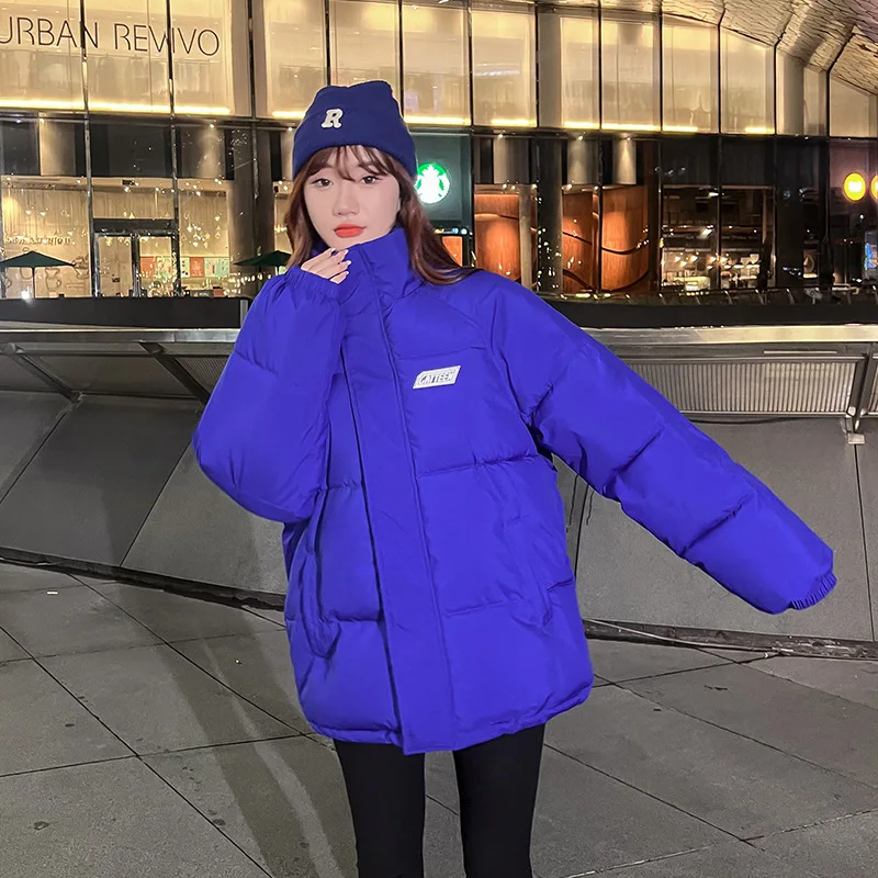Klein Blue Women's Down Cotton Jacket 2022 New Korean Winter Jacket Stand Collar Loose Parkas Female Padden Coat Puffer Outwear
Klein Blue Women's Down Cotton Jacket 2022 New Korean Winter Jacket Stand Collar Loose Parkas Female Padden Coat Puffer Outwear