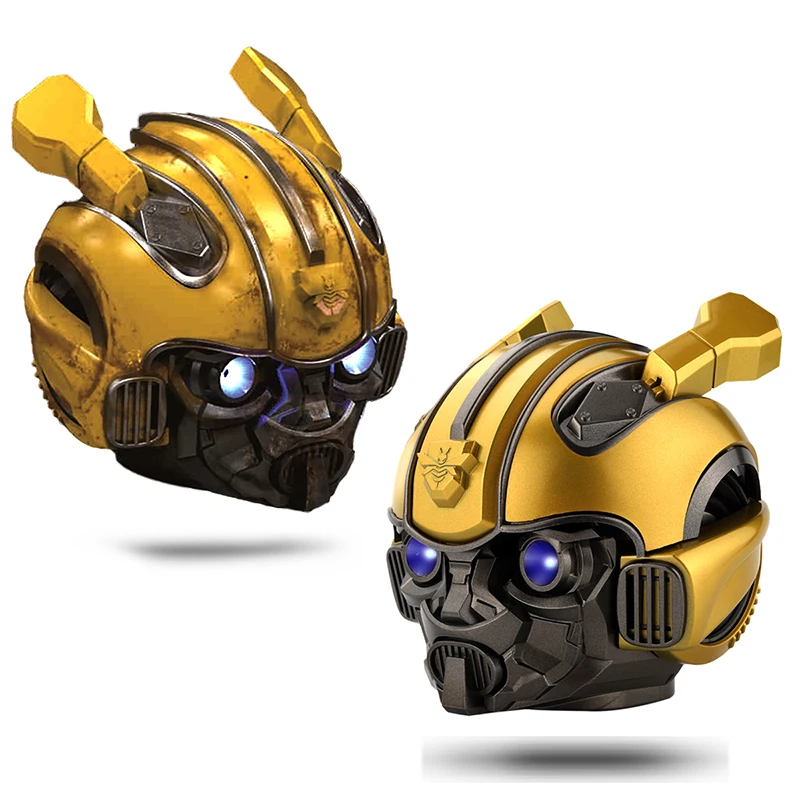 NEW2022 Bumblebee Helmet Bluetooth Speaker Portable Mini Wireless Stereo Loudspeakers Fm Radio Usb Mp3 TF Smart Subwoofer
NEW2022 Bumblebee Helmet Bluetooth Speaker Portable Mini Wireless Stereo Loudspeakers Fm Radio Usb Mp3 TF Smart Subwoofer