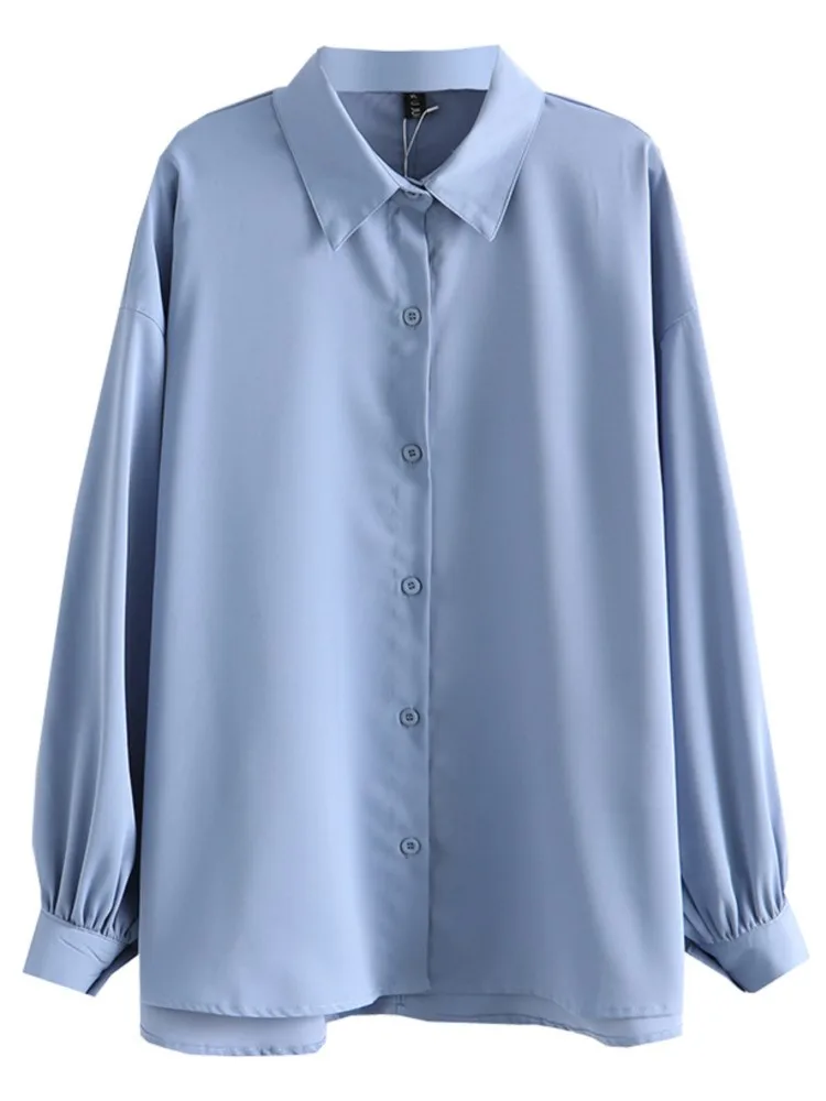 Plus Size Blouses Women's Clothing 2022 Spring Fashion Loose Silky Shirt With Long Sleeves Sun-Proof Drape Effect Tops
Plus Size Blouses Women's Clothing 2022 Spring Fashion Loose Silky Shirt With Long Sleeves Sun-Proof Drape Effect Tops