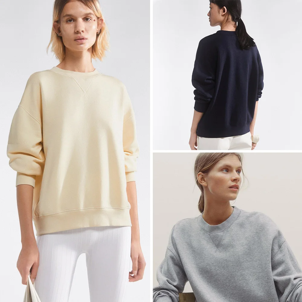 22 autumn and winter solid color round neck loose Korean version of a hundred sets of head sweater female
22 autumn and winter solid color round neck loose Korean version of a hundred sets of head sweater female