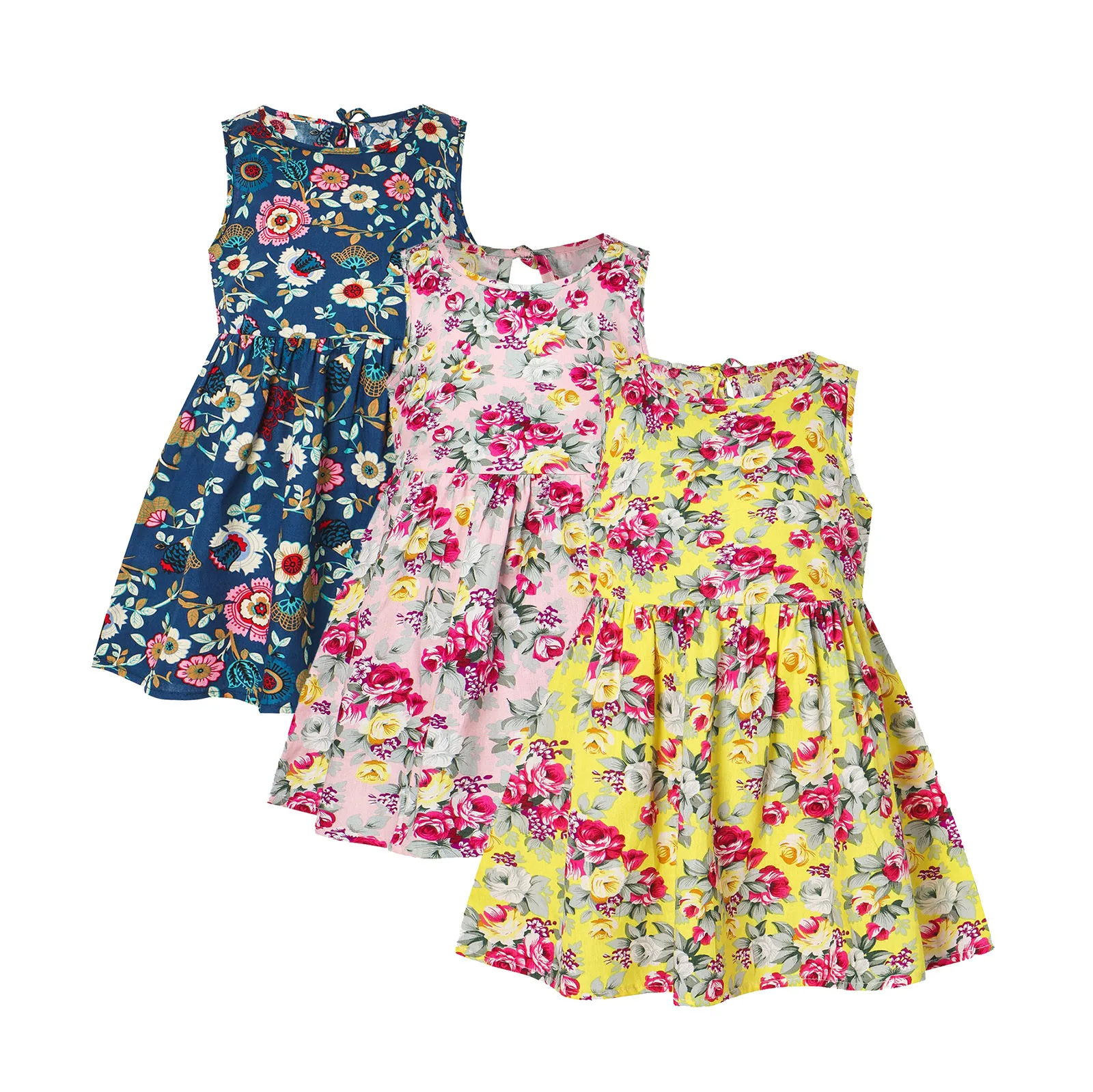 Kids Girls Toddler Sleeveless Flower Floral Print Infant Princess Girls Casual Flared Dress Cloths Dot Dress for Girls
Kids Girls Toddler Sleeveless Flower Floral Print Infant Princess Girls Casual Flared Dress Cloths Dot Dress for Girls