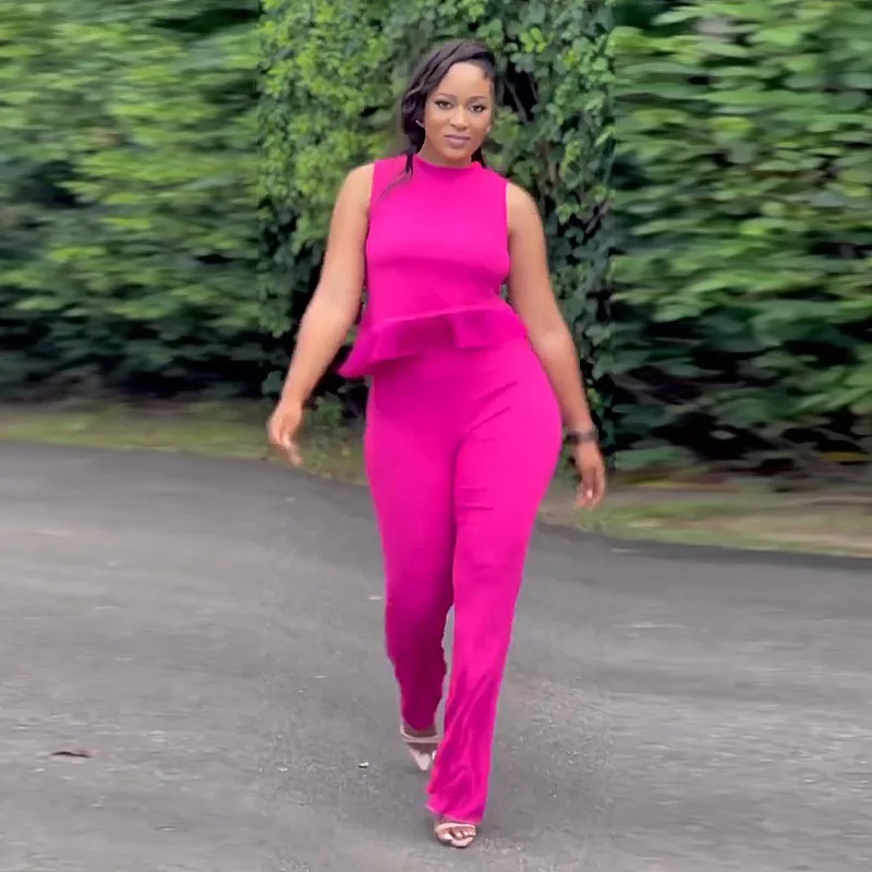 2023 Fashion Casual Solid Color Sleeveless Tassels Tops+Long Pants Elegant Office Slim Two Peice Set for Women Matching Sets
2023 Fashion Casual Solid Color Sleeveless Tassels Tops+Long Pants Elegant Office Slim Two Peice Set for Women Matching Sets