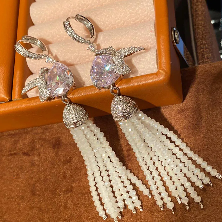 Fashion bird long water drop-shaped tassel exaggerate earrings zircon trend gorgoeus women banquet wedding luxurious jewelry
Fashion bird long water drop-shaped tassel exaggerate earrings zircon trend gorgoeus women banquet wedding luxurious jewelry