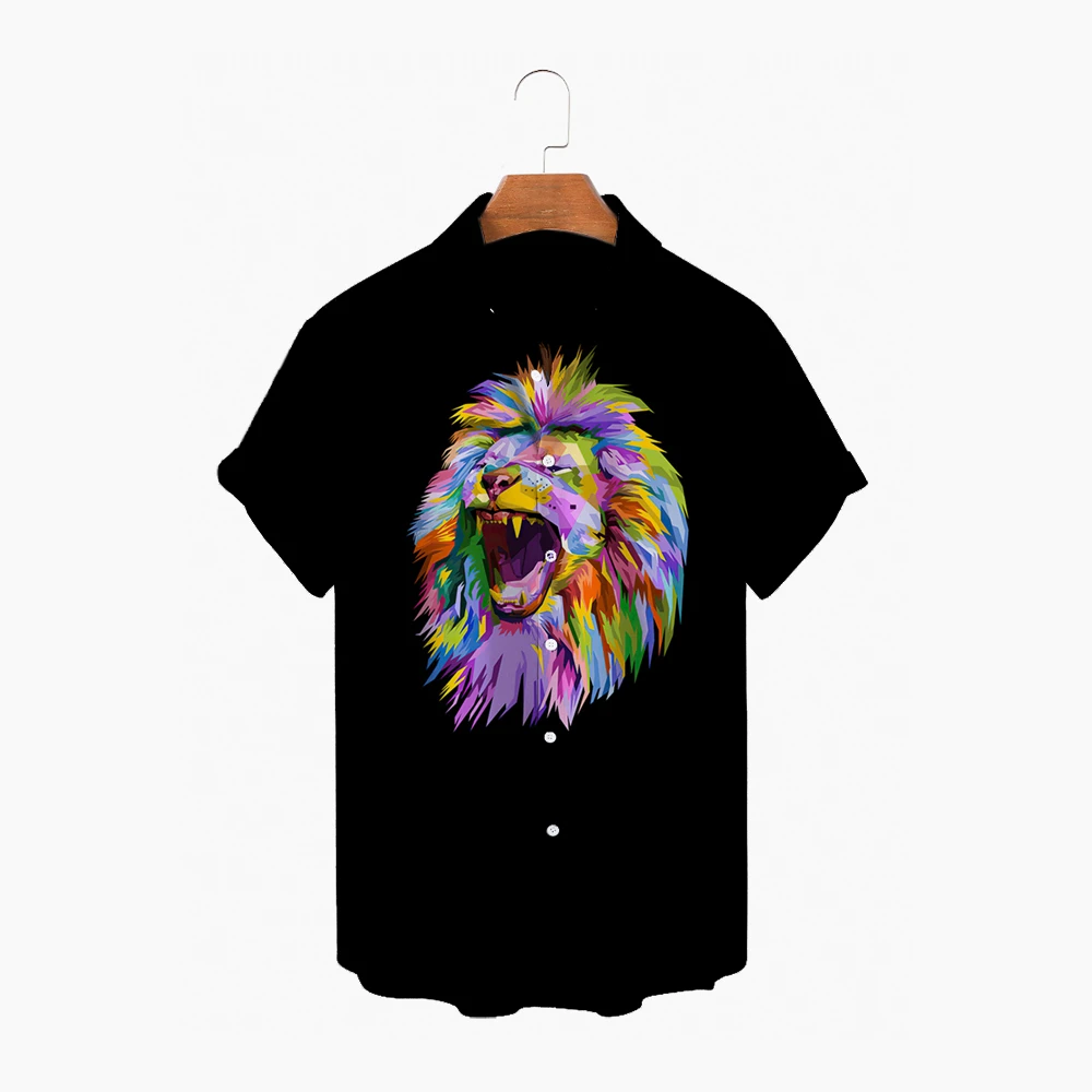 Mr. Wonder The Lion King 3D Printing Men's Button Shirt Men's Casual Short-sleeved Men's Beach Hawaiian Shirt Street Wear Top
Mr. Wonder The Lion King 3D Printing Men's Button Shirt Men's Casual Short-sleeved Men's Beach Hawaiian Shirt Street Wear Top