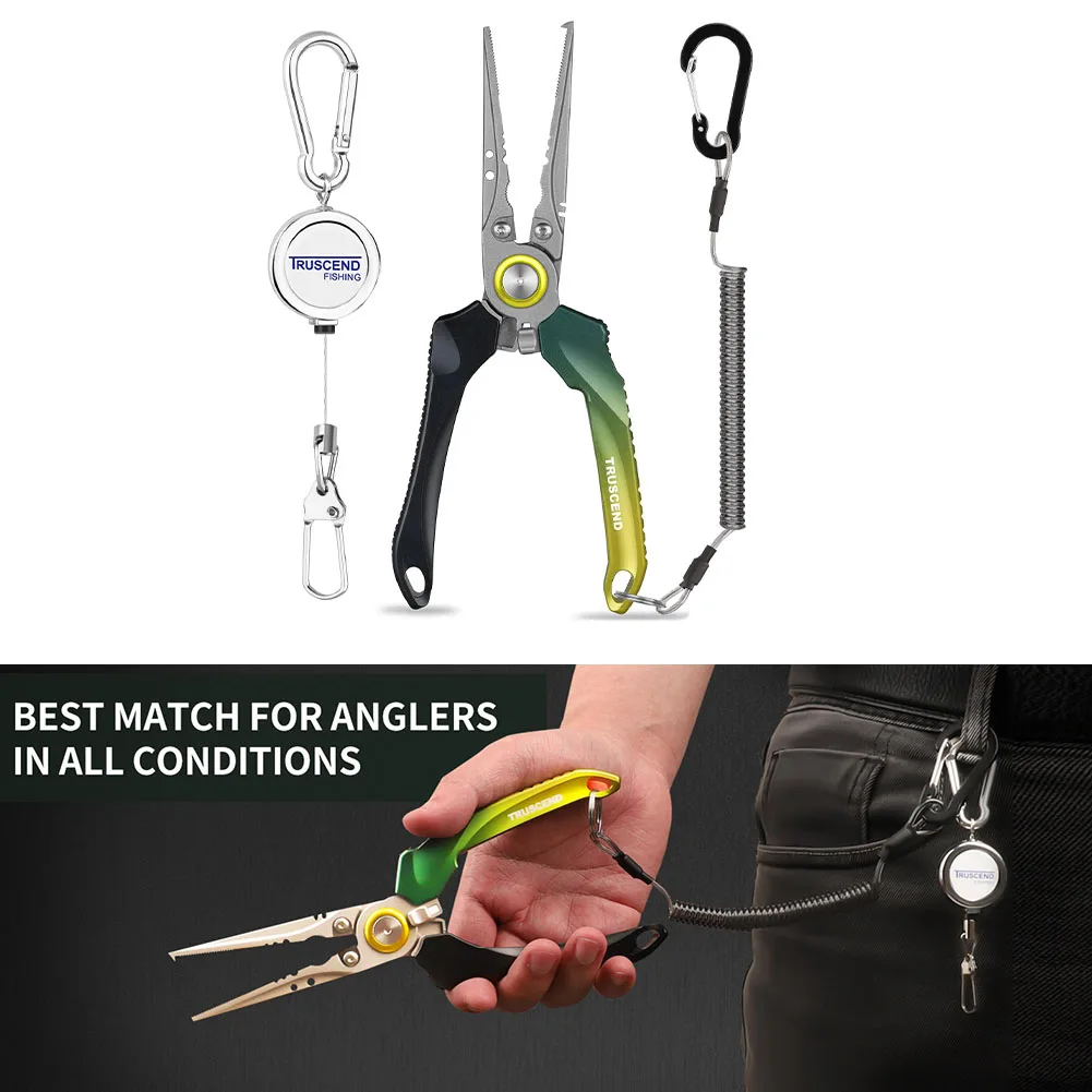 Truscend Fish Pliers Luya Pliers Fish Controller Aluminum Alloy Fishing Pliers Anti-corrosion Fishing Scissors Pesca Tackle
Truscend Fish Pliers Luya Pliers Fish Controller Aluminum Alloy Fishing Pliers Anti-corrosion Fishing Scissors Pesca Tackle