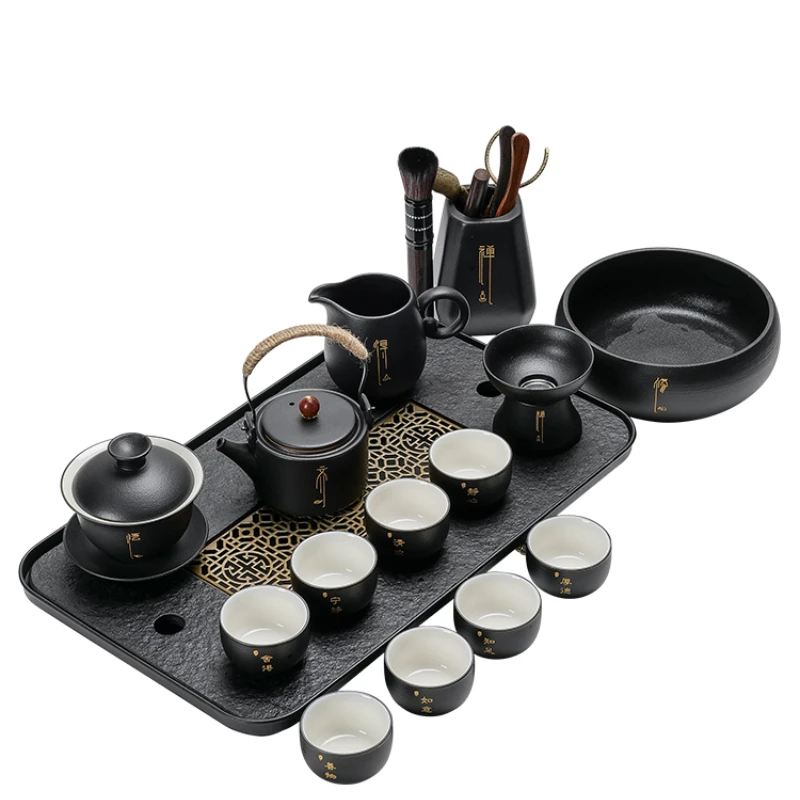 Kung Fu Tea Set Household Light Luxury Set Office Meeting Teapot Gift Box Gift High-End Present for Client Customization
Kung Fu Tea Set Household Light Luxury Set Office Meeting Teapot Gift Box Gift High-End Present for Client Customization