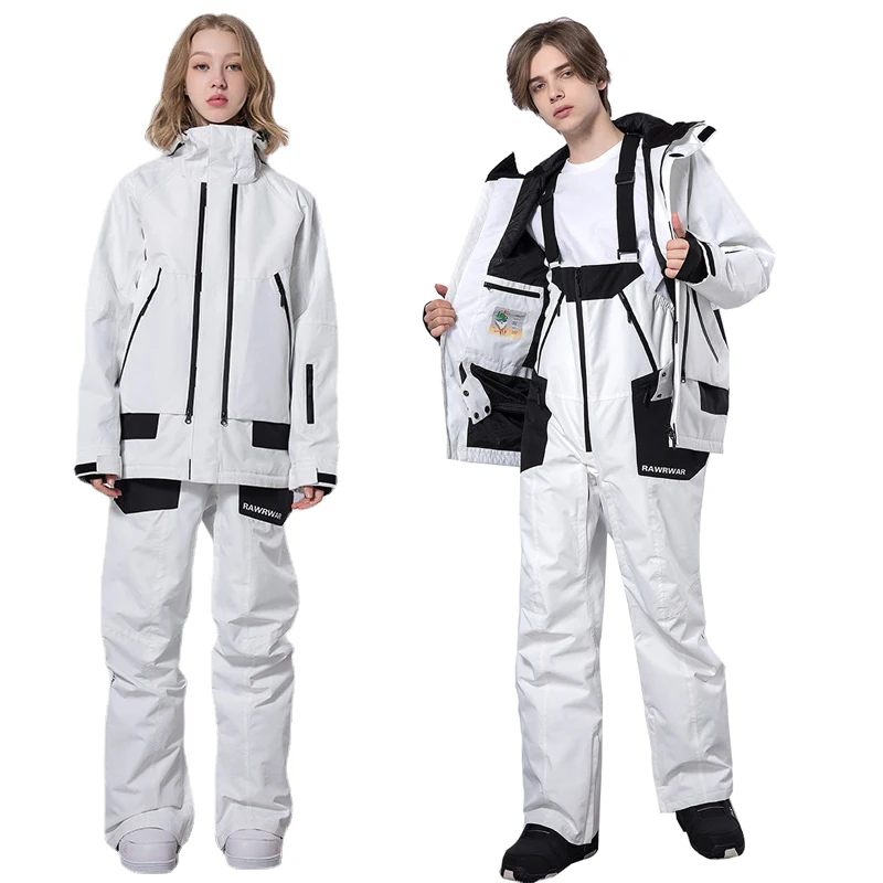 Winter New Ski Suit Women Snowboarding Jacket Cargo Pants Men Windproof Waterproof Skiing Set Snow Pants Thickened Insulation
Winter New Ski Suit Women Snowboarding Jacket Cargo Pants Men Windproof Waterproof Skiing Set Snow Pants Thickened Insulation