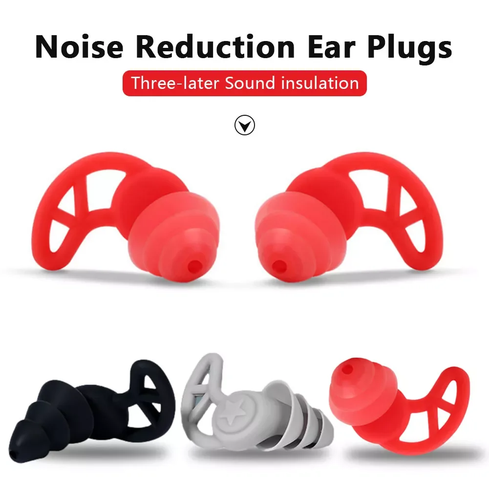 Noise Reduction Earplug Three-layer Silicone Ear Plugs Sleeping Earplugs Oordoppen Sleep Anti Noise Silicone Tapones Oidos
Noise Reduction Earplug Three-layer Silicone Ear Plugs Sleeping Earplugs Oordoppen Sleep Anti Noise Silicone Tapones Oidos