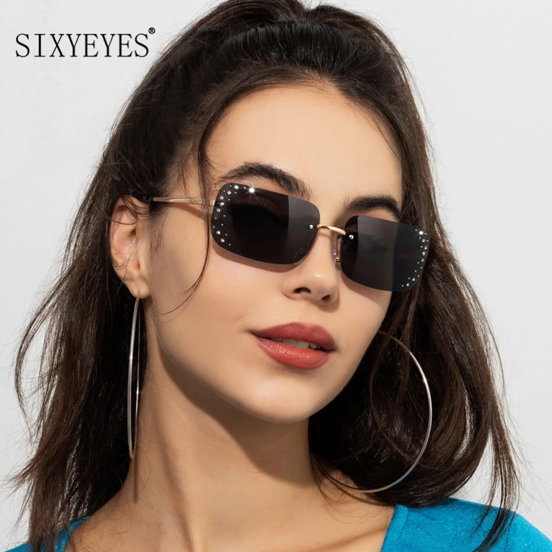 Fashion Rimless Square Sunglasses Women Brand Designer Diamond Y2k Sun Glasses Vintage Shades Female Pink Eyewear Gafas De Sol
Fashion Rimless Square Sunglasses Women Brand Designer Diamond Y2k Sun Glasses Vintage Shades Female Pink Eyewear Gafas De Sol