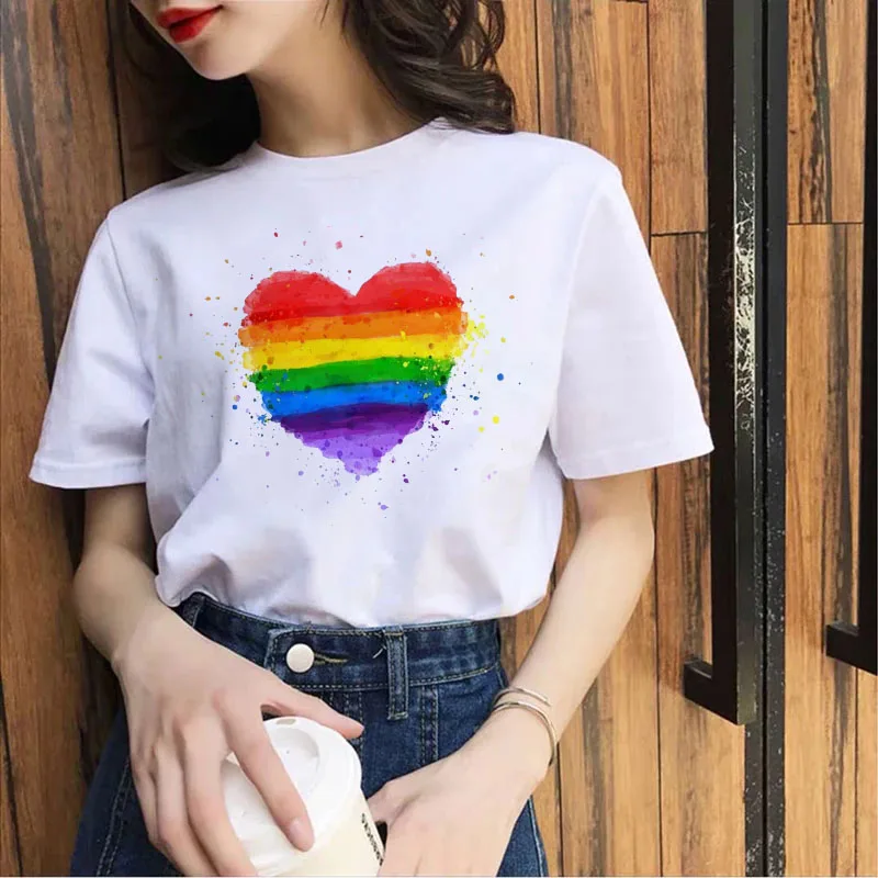 Женская футболка 2022, модная одежда, женские рубашки с принтом Love Is Love, футболка с цветным графическим принтом, уличная одежда, женские топы с ...
Женская футболка 2022, модная одежда, женские рубашки с принтом Love Is Love, футболка с цветным графическим принтом, уличная одежда, женские топы с ...