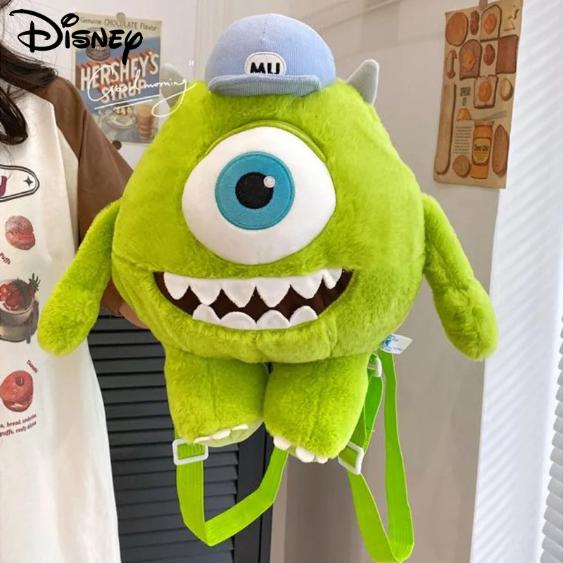 Милые плюшевые сумки Disney Mike Wazowski Y2k, Новые Креативные милые рюкзаки для девочек, детские Мультяшные подарки, японская и Корейская трендовая сумка через плечо 
Милые плюшевые сумки Disney Mike Wazowski Y2k, Новые Креативные милые рюкзаки для девочек, детские Мультяшные подарки, японская и Корейская трендовая сумка через плечо