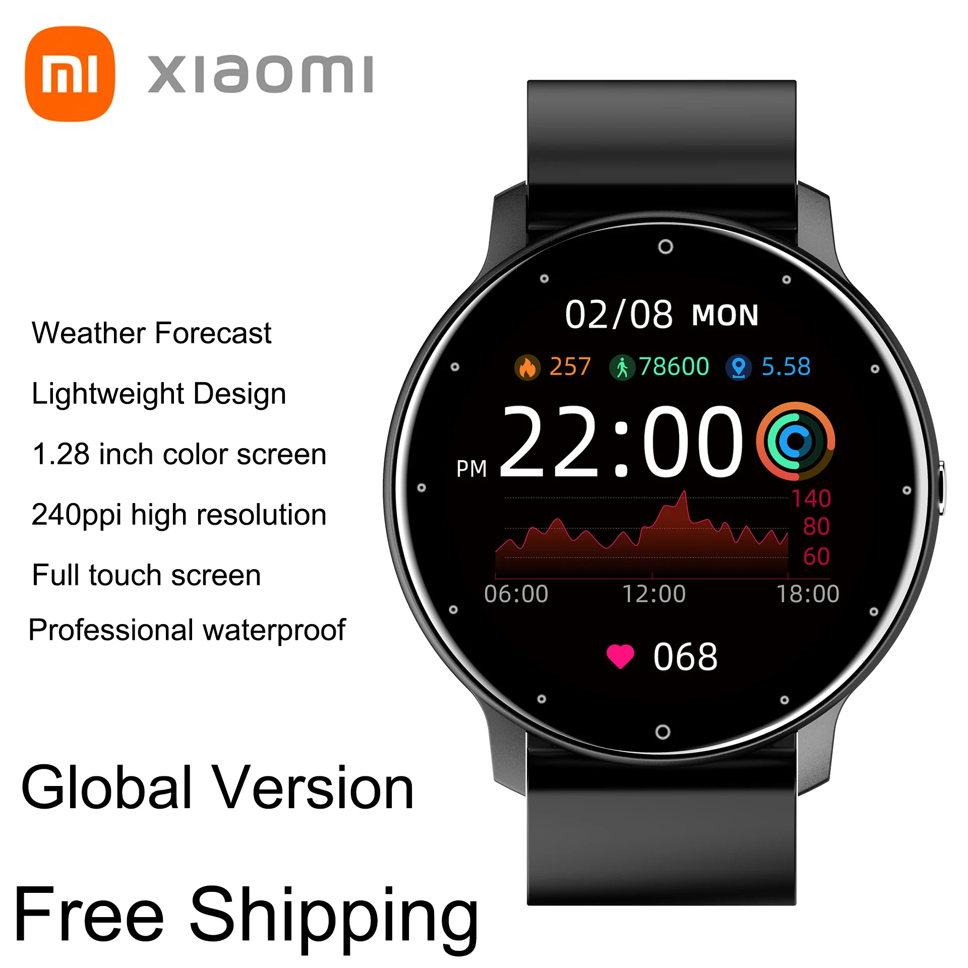 Новые умные часы Xiaomi глобальная версия 2022, пульсометр, артериальное давление, фитнес-трекер, все совместимы с Полноразмерным экраном 1,28 дюй...
Новые умные часы Xiaomi глобальная версия 2022, пульсометр, артериальное давление, фитнес-трекер, все совместимы с Полноразмерным экраном 1,28 дюй...