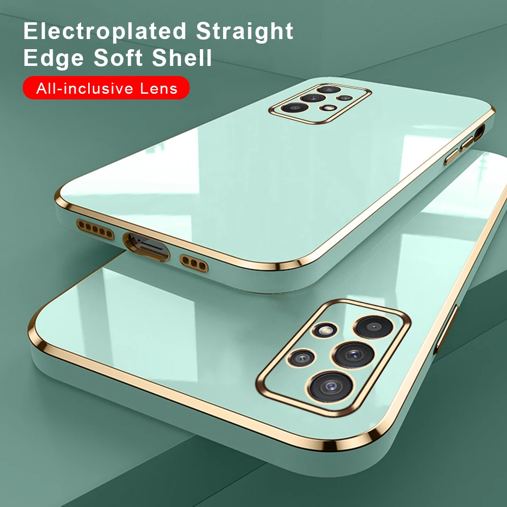 Sumsung A52 Cases Plating Square Frame Silicone Case For Samsung Galaxy A52 A52S A 52 S 4G 52S 5G 6.5'' Protect Phone Back Cover
Sumsung A52 Cases Plating Square Frame Silicone Case For Samsung Galaxy A52 A52S A 52 S 4G 52S 5G 6.5'' Protect Phone Back Cover