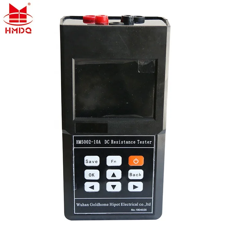 10A Transformer DC Resistance Tester with built in battery portable winding resistance meter
10A Transformer DC Resistance Tester with built in battery portable winding resistance meter