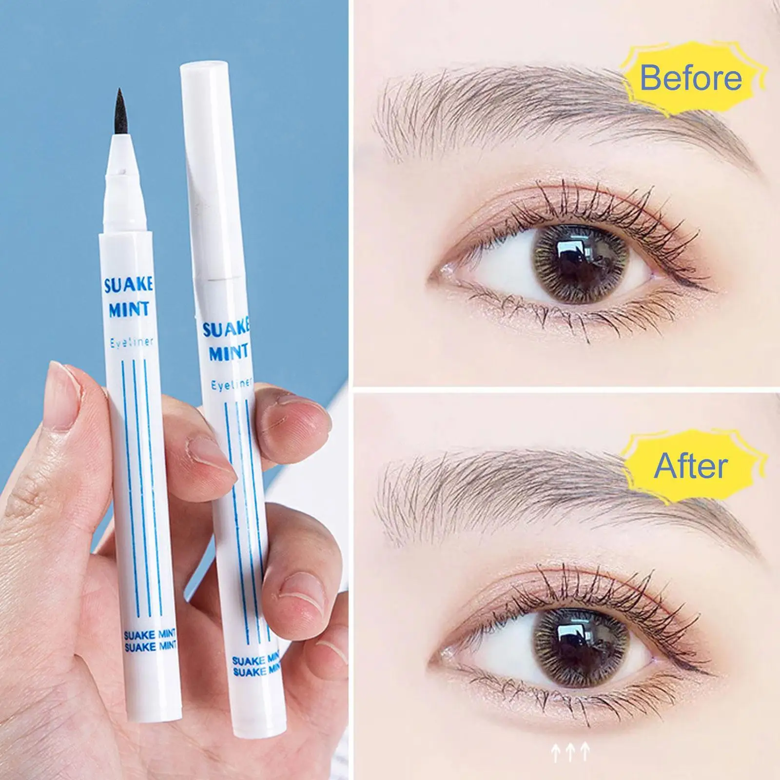 Liquid Lying Silkworm Pen Waterproof Anti-smudge Lengthening Double Eyelids Draw Small Freckle Dot Nevus Eyeliner For Eye Makeup 
Liquid Lying Silkworm Pen Waterproof Anti-smudge Lengthening Double Eyelids Draw Small Freckle Dot Nevus Eyeliner For Eye Makeup
