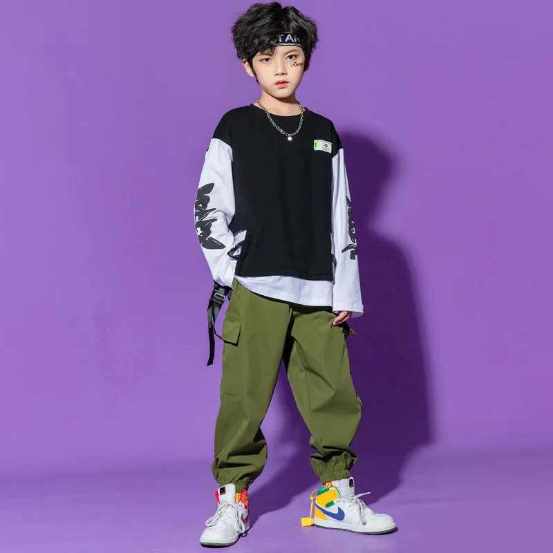 Kids Cool Hip Hop Street Dance Clothing Long Sleeves T Shirt Pants Boys Girls Spring Outfit Children Tracksuit 6 8 10 12 14 16 Y
Kids Cool Hip Hop Street Dance Clothing Long Sleeves T Shirt Pants Boys Girls Spring Outfit Children Tracksuit 6 8 10 12 14 16 Y