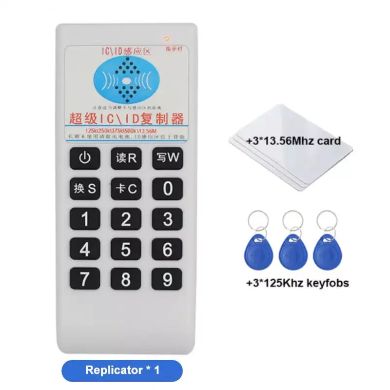 Handheld Frequentie 125Khz-13.56Mhz Copier Duplicator Cloner Rfid Nfc Ic Card Reader & Writer Access Control Card Tag Duplic
Handheld Frequentie 125Khz-13.56Mhz Copier Duplicator Cloner Rfid Nfc Ic Card Reader & Writer Access Control Card Tag Duplic