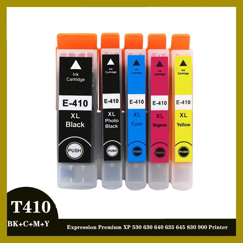 

T410XL Ink Cartridge Compatible For EPSON 410XL 410 XL For Expression Premium XP 530 630 640 635 645 830 900 Printer