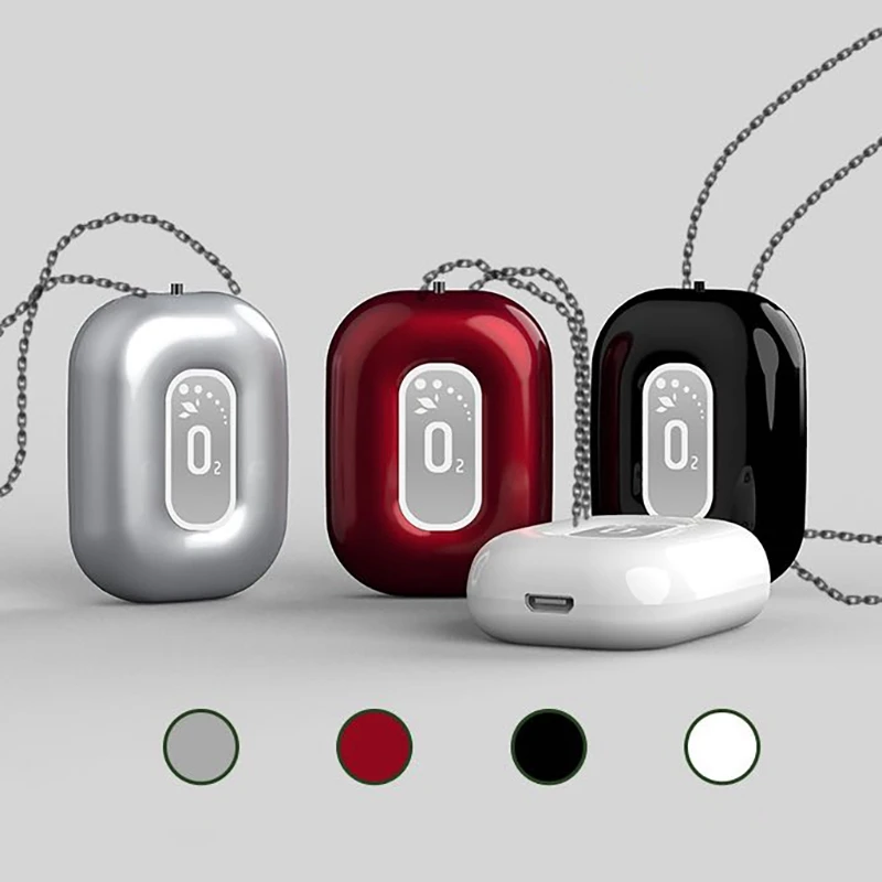 Fashionable Personal Wearable Mini Portable Negative Ion Necklace Hanging Neck Air Purifier Ionizer Generator
Fashionable Personal Wearable Mini Portable Negative Ion Necklace Hanging Neck Air Purifier Ionizer Generator