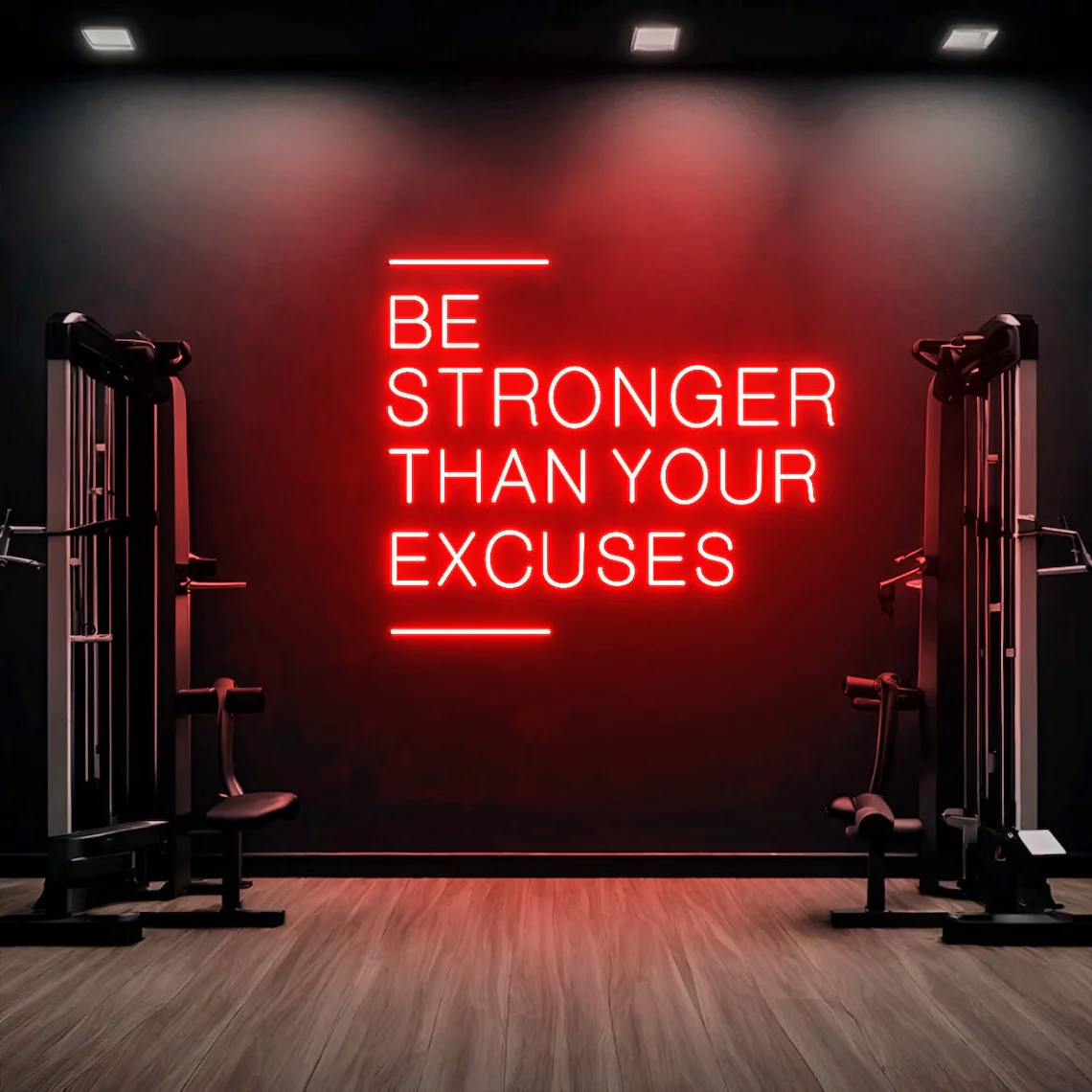 Неоновая вывеска Be Stronger Than Your Excuses
Неоновая вывеска Be Stronger Than Your Excuses