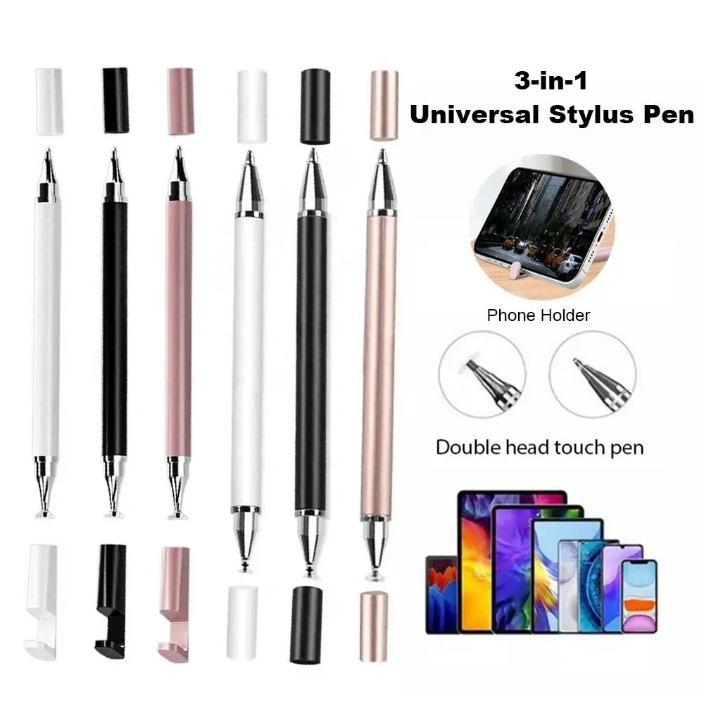 

Ios для планшета, мобильная пластиковая шариковая ручка, сенсорная ручка, емкостная ручка для рисования, стилус с держателем