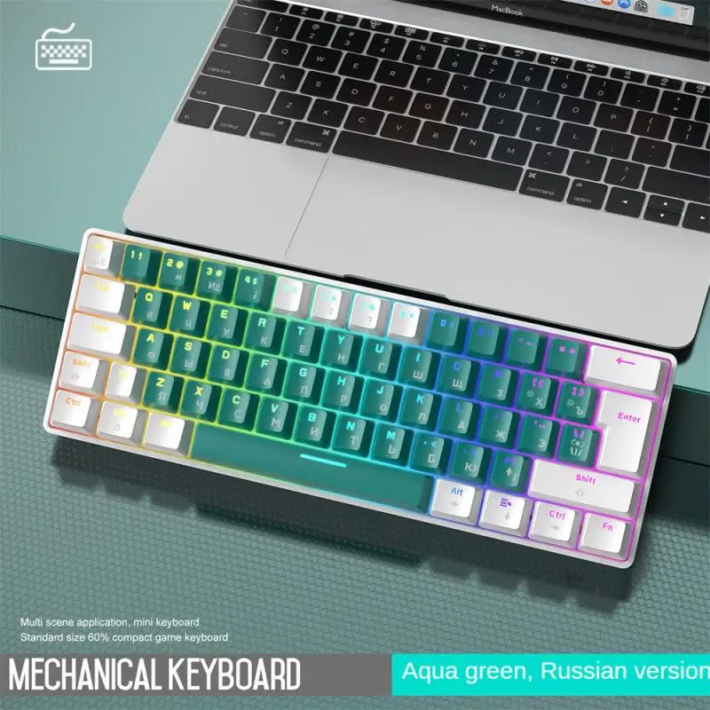Mechanical Keyboard Colorful Lights Line Length 1.5 Meters Russian Keyboard Shine Illuminated Keyboard Gaming Keyboard Russian
Mechanical Keyboard Colorful Lights Line Length 1.5 Meters Russian Keyboard Shine Illuminated Keyboard Gaming Keyboard Russian