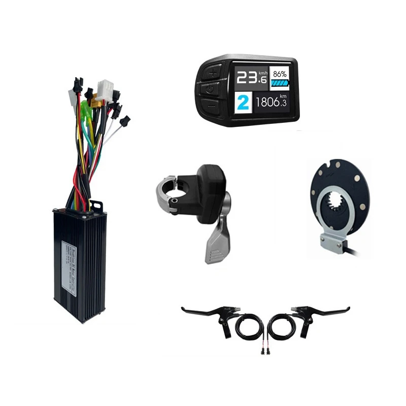26A Tri-Mode Controller Set With UKC3 Display Gauge 36V 48V Fit For Electric Bike Motor Conversion
26A Tri-Mode Controller Set With UKC3 Display Gauge 36V 48V Fit For Electric Bike Motor Conversion