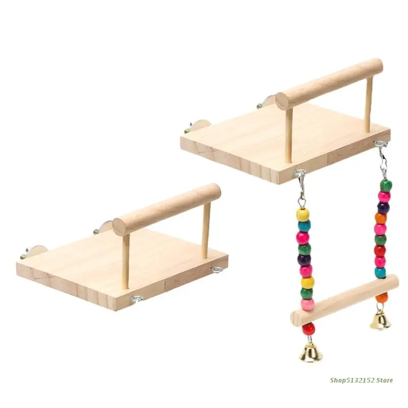QX2E Bird Toys Natural Wood Perch Platform Wooden Beads Stand Swing Cage Toy for Cockatiels Conures Budgies Lovebirds
QX2E Bird Toys Natural Wood Perch Platform Wooden Beads Stand Swing Cage Toy for Cockatiels Conures Budgies Lovebirds