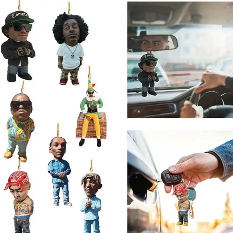 Rapper Classic Posture Ornament Hip Hop Funny Rapper Bro Pendant For Home Indoor Party Decoration Car Rearview Mirror Pendant
Rapper Classic Posture Ornament Hip Hop Funny Rapper Bro Pendant For Home Indoor Party Decoration Car Rearview Mirror Pendant