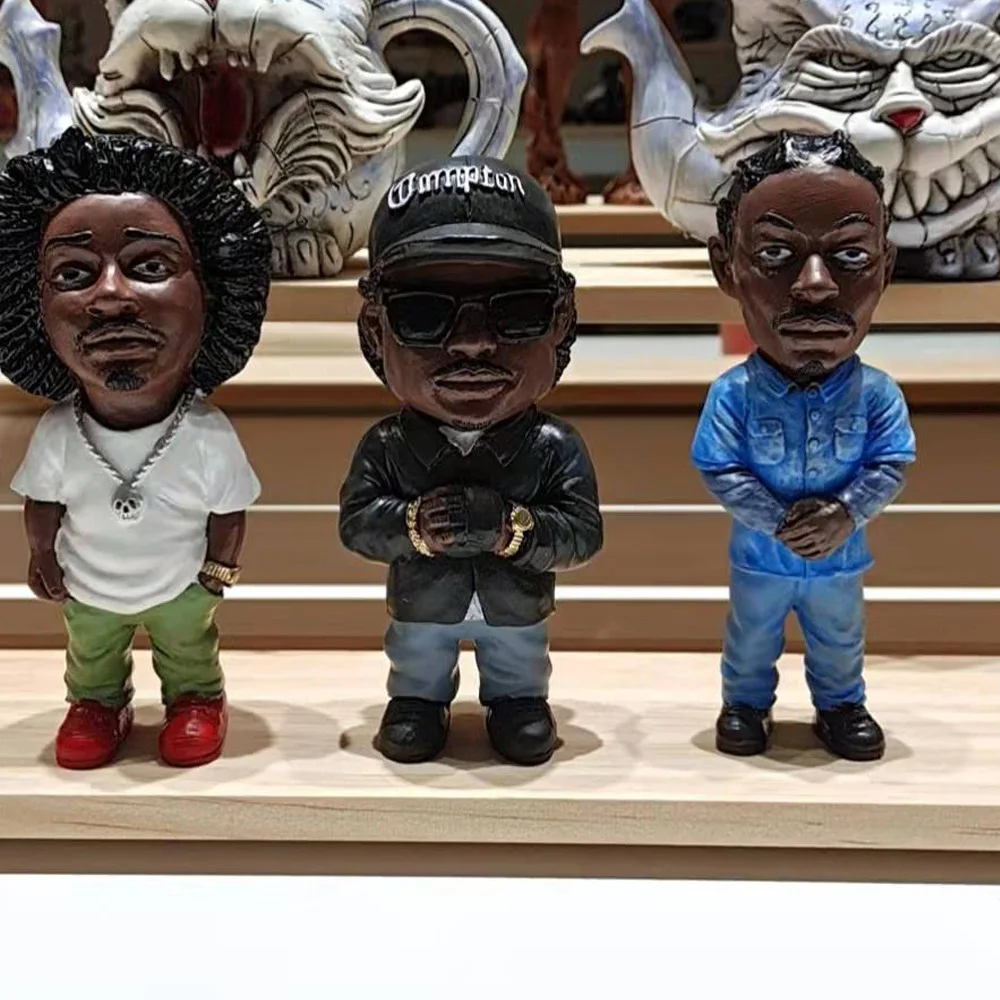 Creative rap funny singer statue resin crafts ornaments home garden garden study ornaments
Creative rap funny singer statue resin crafts ornaments home garden garden study ornaments