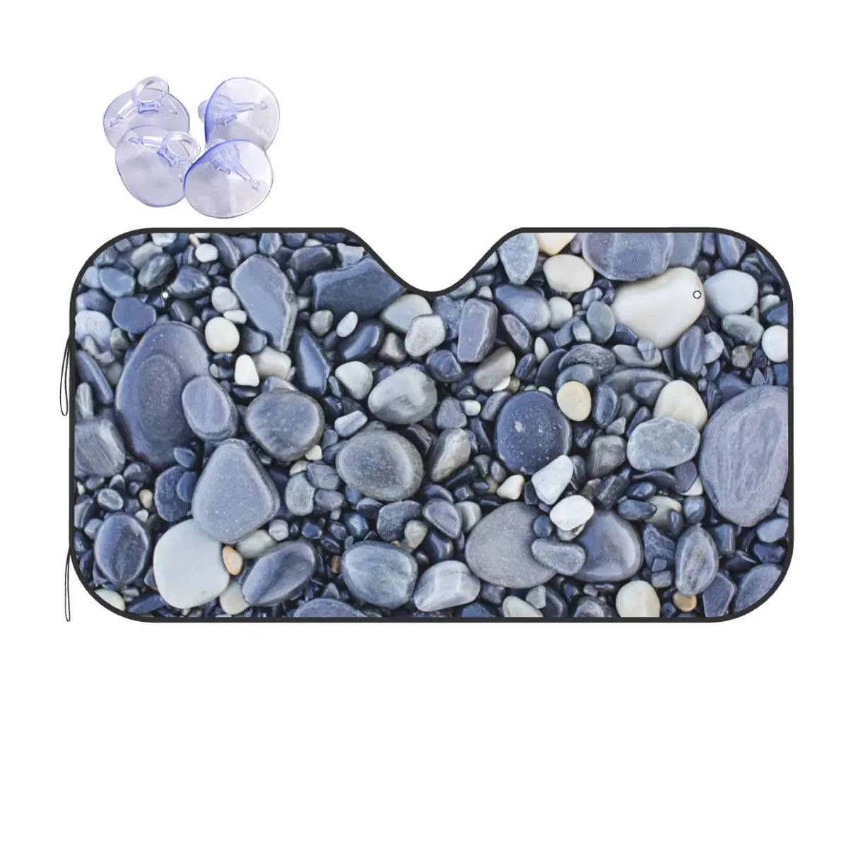 Cobblestone Stone Funny Sunshade Windscreen 76x140cm Grey Aluminium Foil Car Sunshade Heat Reflector
Cobblestone Stone Funny Sunshade Windscreen 76x140cm Grey Aluminium Foil Car Sunshade Heat Reflector