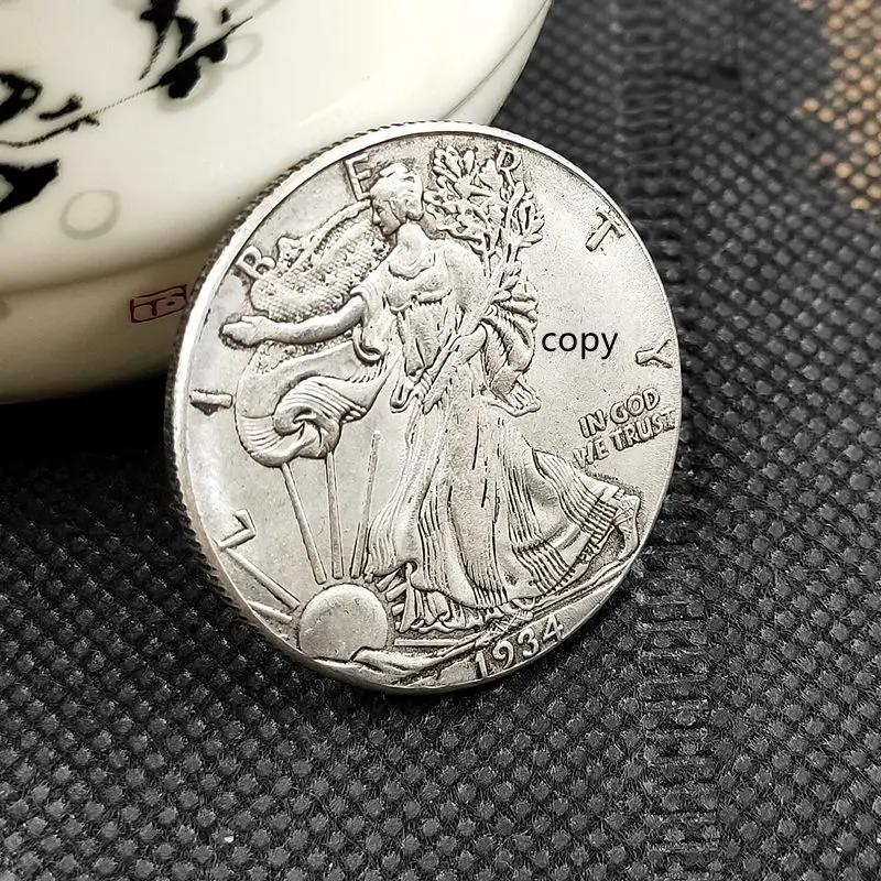 1900-1947Antique Coins American Statue Of Liberty Eagle Plated Silver Collectible Original COPY COIN COIN
1900-1947Antique Coins American Statue Of Liberty Eagle Plated Silver Collectible Original COPY COIN COIN