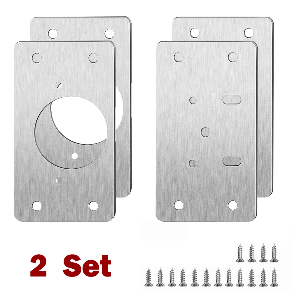 4/10 Pair Stainless Steel Cabinet Hinge Repair Tool Plate Close Hinges Kitchen Cupboard Door Fixing Hardware Tools
4/10 Pair Stainless Steel Cabinet Hinge Repair Tool Plate Close Hinges Kitchen Cupboard Door Fixing Hardware Tools