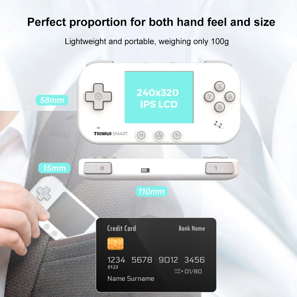 Trimui Smart Retro Handheld Game Console Portable Mini Built-in 15000+ Classic Games 2.4 Inch Gaming System Home Entertainment
Trimui Smart Retro Handheld Game Console Portable Mini Built-in 15000+ Classic Games 2.4 Inch Gaming System Home Entertainment