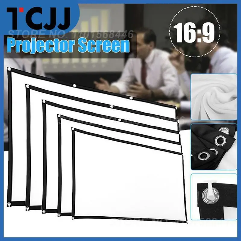 120 Inch Projector Curtain 60/72/84/100/110/120/130in Hd Digital Curtain Portable Home 160 Viewing Angles 3d Projector Screen
120 Inch Projector Curtain 60/72/84/100/110/120/130in Hd Digital Curtain Portable Home 160 Viewing Angles 3d Projector Screen