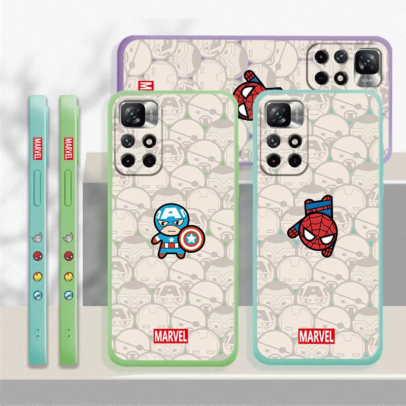 For Xiaomi Redmi Note K40 9C 9T 10 9A 9 Note 10 Pro K30 9S 8 10C 11 11T Coque Liquid Slim Fit Soft Spiderman Iron Man Captain
For Xiaomi Redmi Note K40 9C 9T 10 9A 9 Note 10 Pro K30 9S 8 10C 11 11T Coque Liquid Slim Fit Soft Spiderman Iron Man Captain