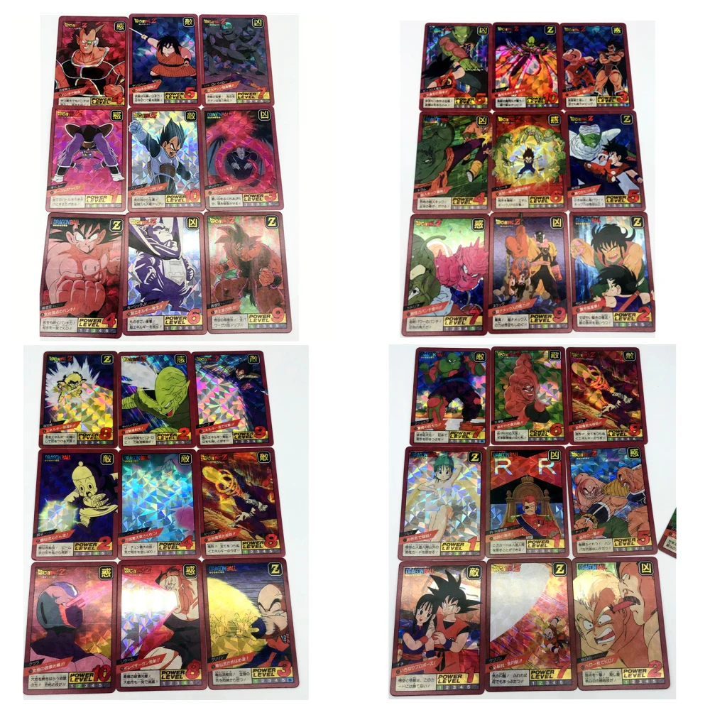 9PCS A Set of Four Kinds of Dragon Ball Plaid Flash Cards, Cool Dragon Ball Goku Anime Cartoon Collection Card Birthday Gift KA
9PCS A Set of Four Kinds of Dragon Ball Plaid Flash Cards, Cool Dragon Ball Goku Anime Cartoon Collection Card Birthday Gift KA